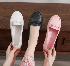 2025 New Korean Doudou Shoes - Women's Flat White Casual Shoes | Mom, Nurse & Maternity Pumps