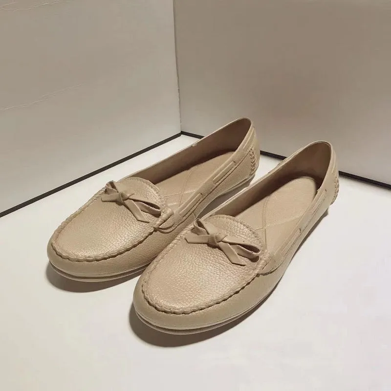 2025 New Korean Doudou Shoes - Women's Flat White Casual Shoes | Mom, Nurse & Maternity Pumps