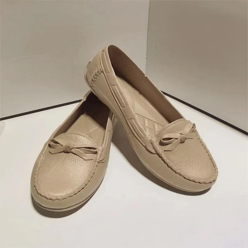 2025 New Korean Doudou Shoes - Women's Flat White Casual Shoes | Mom, Nurse & Maternity Pumps