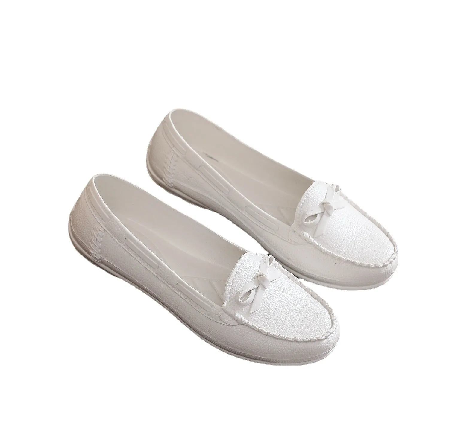 2025 New Korean Doudou Shoes - Women's Flat White Casual Shoes | Mom, Nurse & Maternity Pumps
