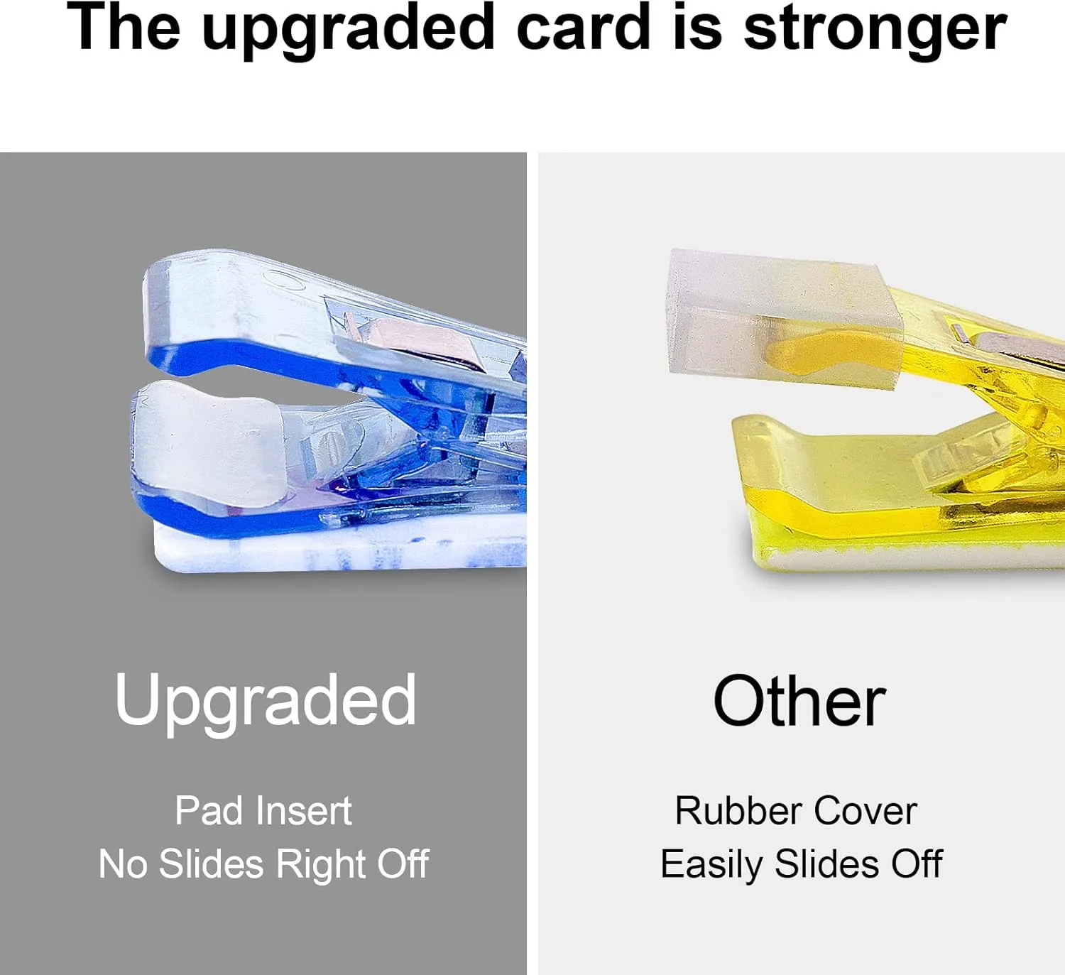 3PCS Credit Card Puller, Cute Debit Bank Card Grabber for Long Nails ATM Keychain Women with Plastic Clip