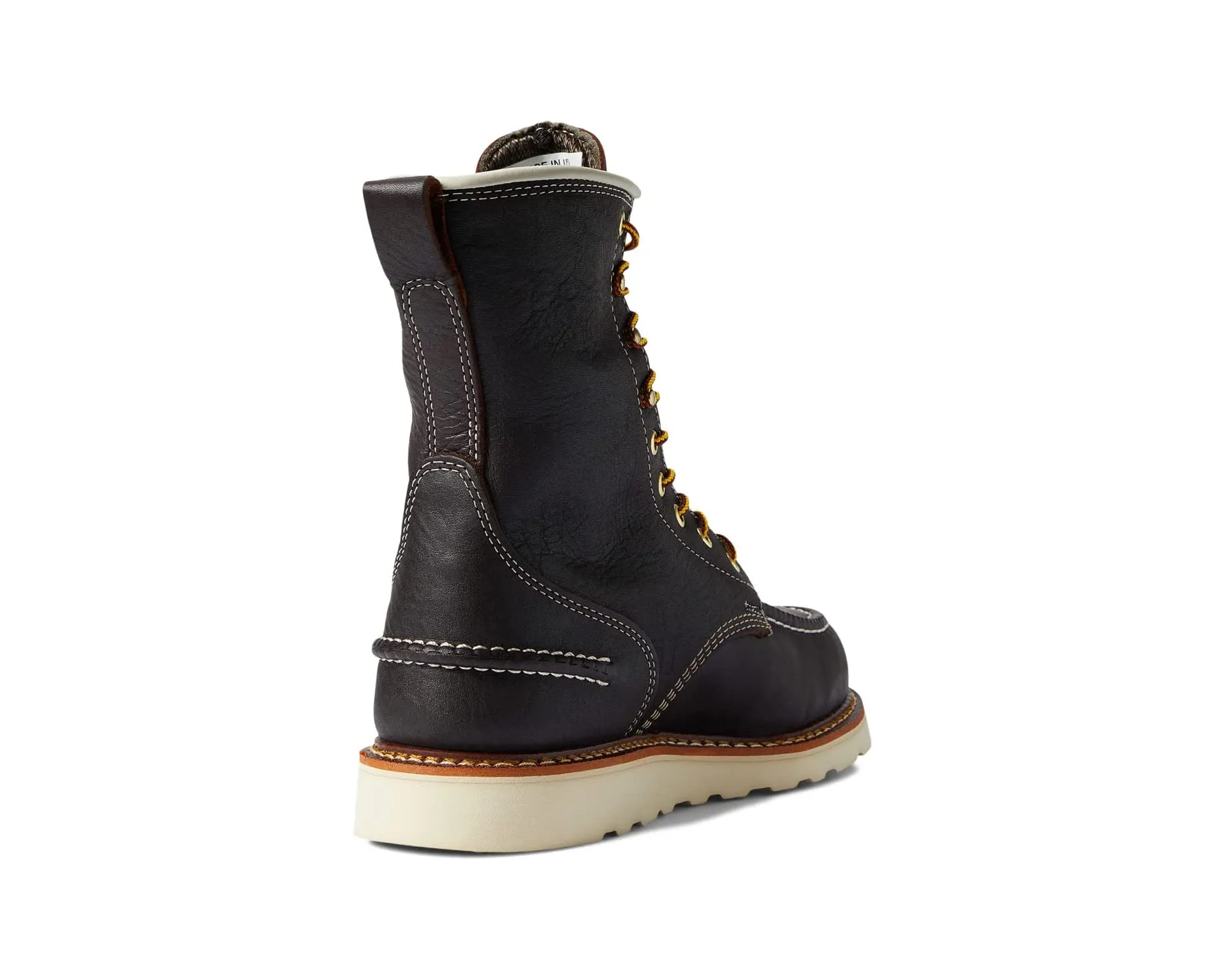 American Heritage 8" Moc Toe Safety Waterproof Thorogood Boots, Briar Pitstop