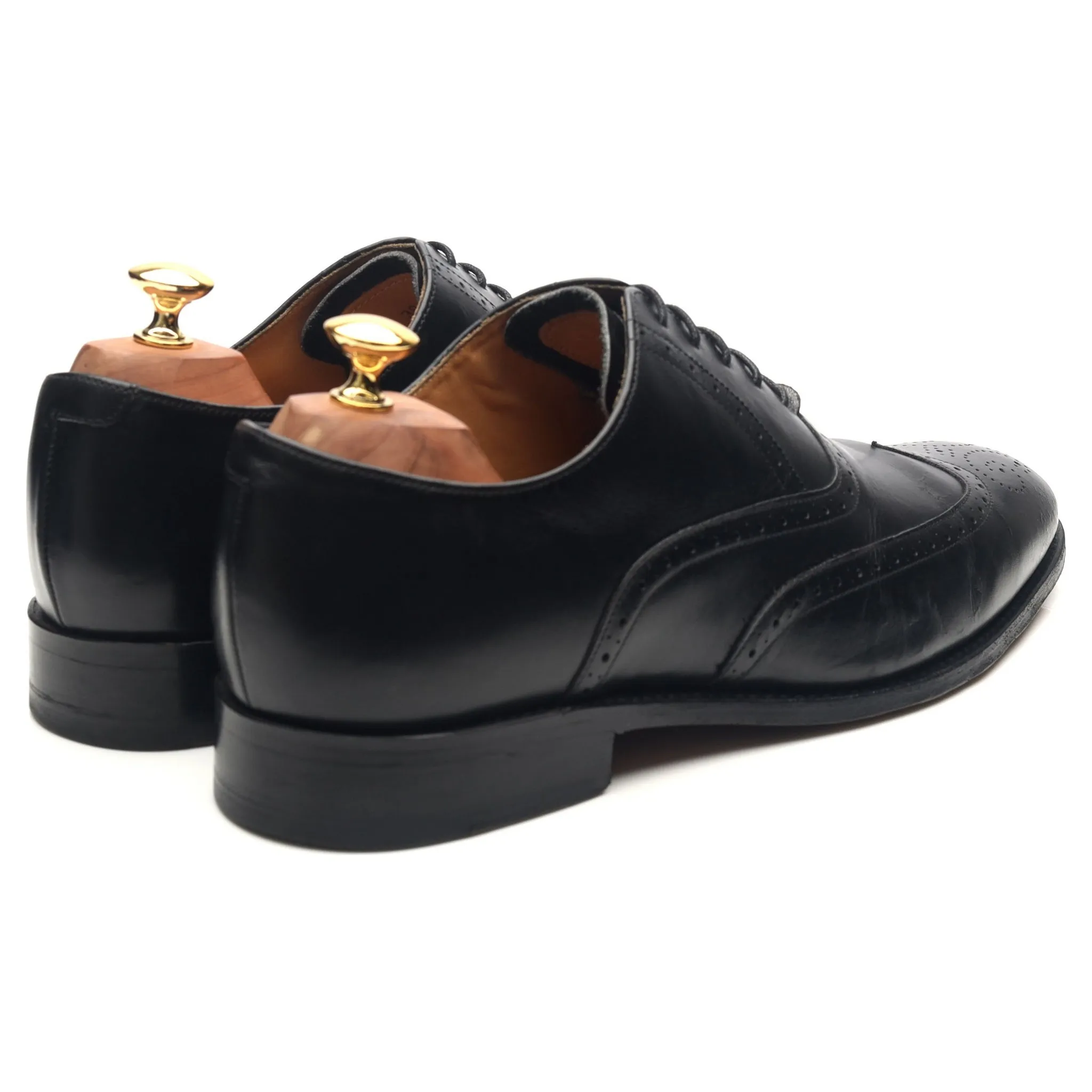 Black Leather Brogues UK 10 G