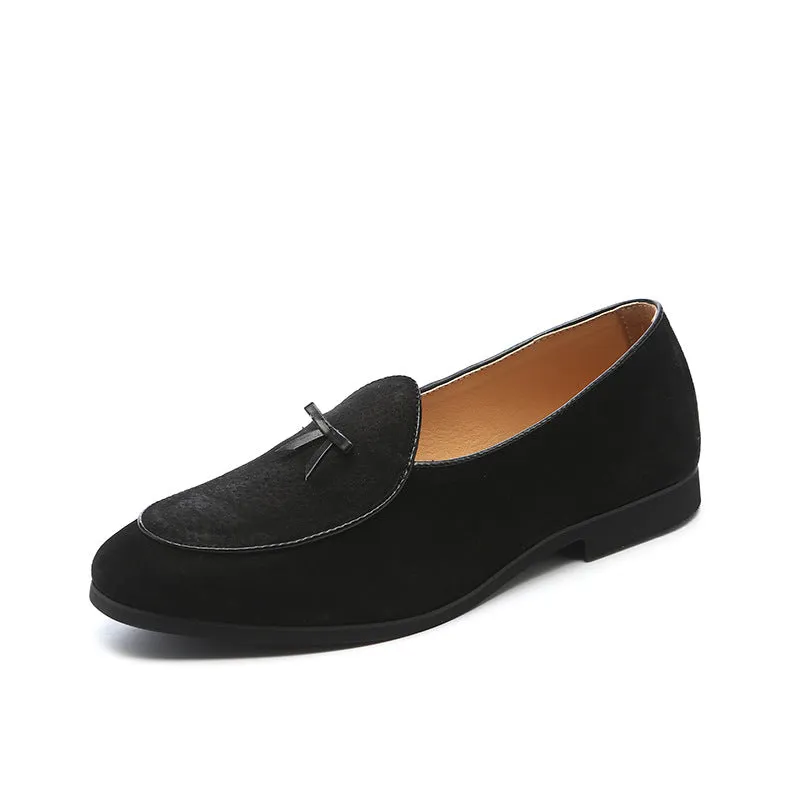 Casual Leather Popular Men's Shoes Personalized Fashion Genuine Leather Doudou Shoes