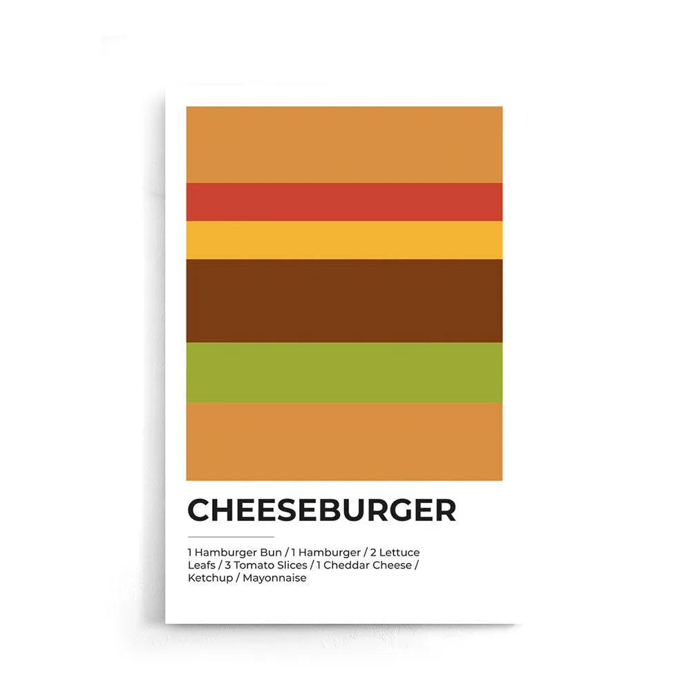 Cheeseburger Abstract