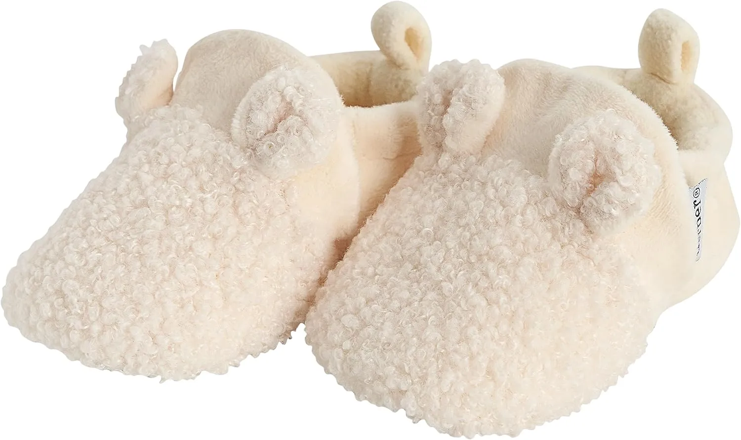Gerber Unisex-Baby Fleece Lined Non Skid Soft Slipper Booties with Ears