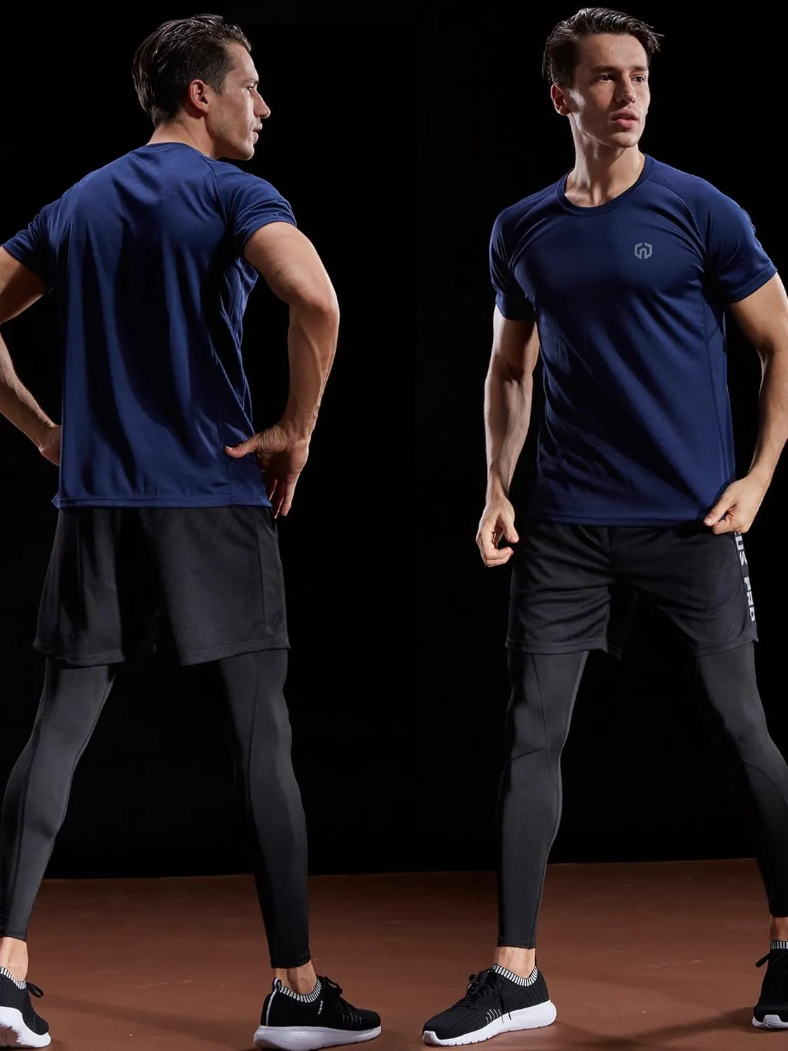 NELEUS Men's Dry Fit Mesh Athletic Shirts