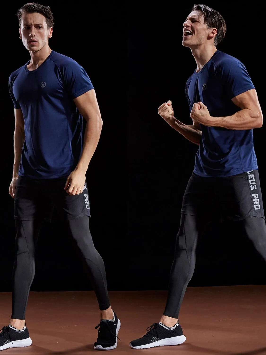 NELEUS Men's Dry Fit Mesh Athletic Shirts