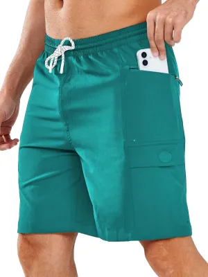 NORTHYARD Men's 9" Board Shorts with 4 Pockets Swim Trunks Swimwear for Men Bathing Suit - No Mesh Liner
