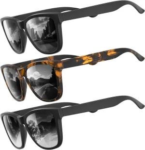 Polarized Sunglasses for Mens Womens - Fashion Men Sun Glasses Shades for Driving Golf Fishing Lightweight