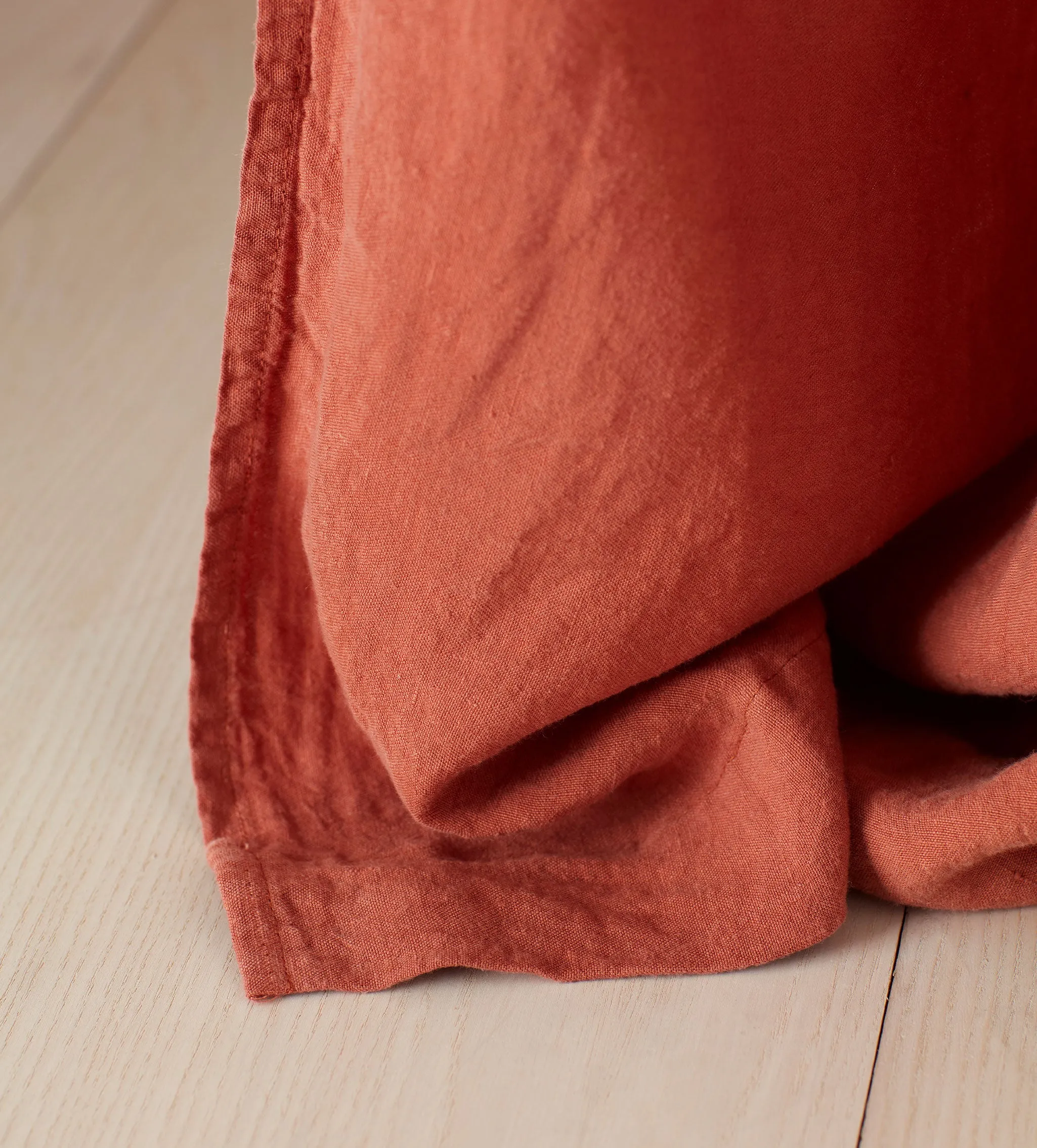 Spice 100% Linen Loop Top Curtain (Single)