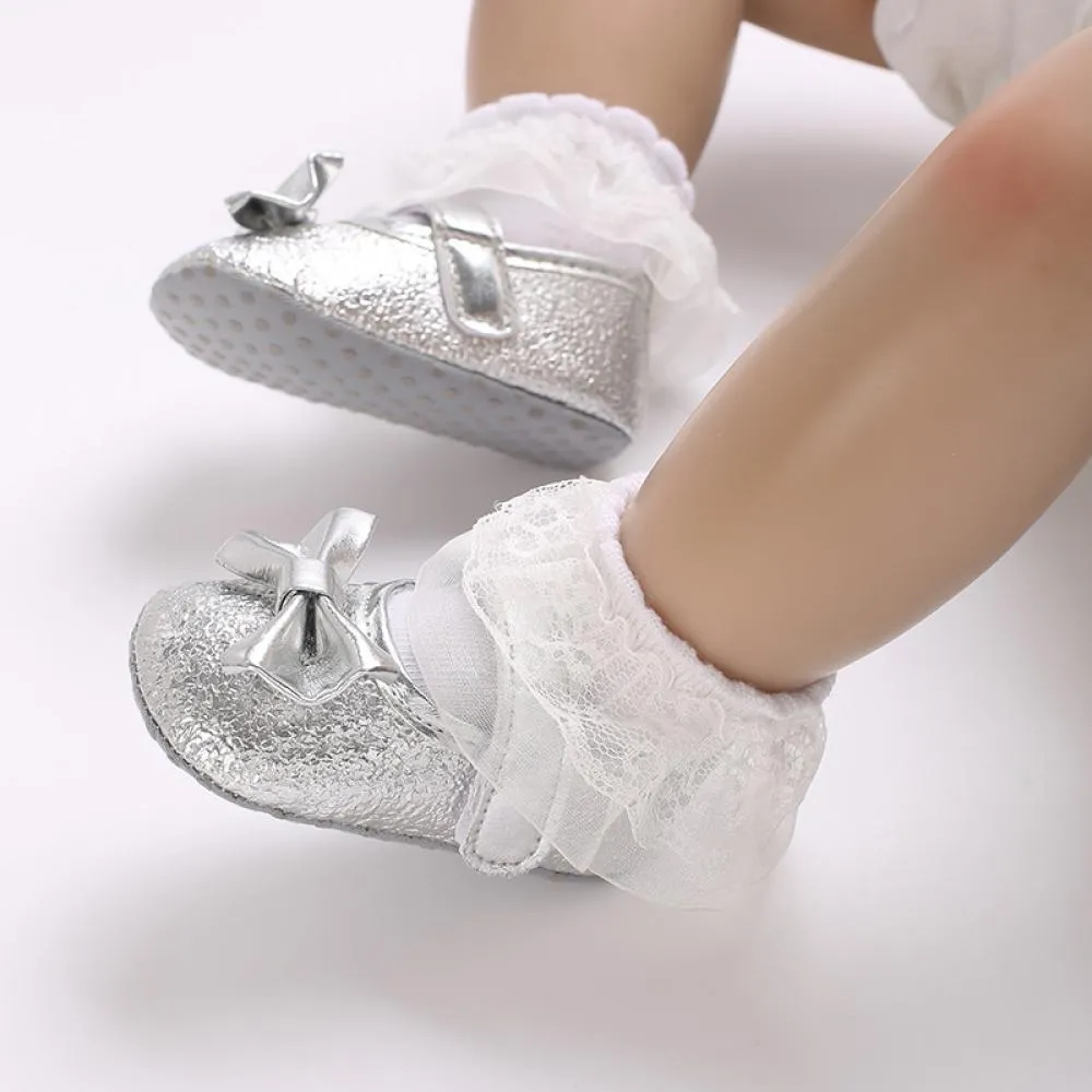 Spring/Autumn Princess Soft Sole Baby Shoes Wholesale Childrens Shoes