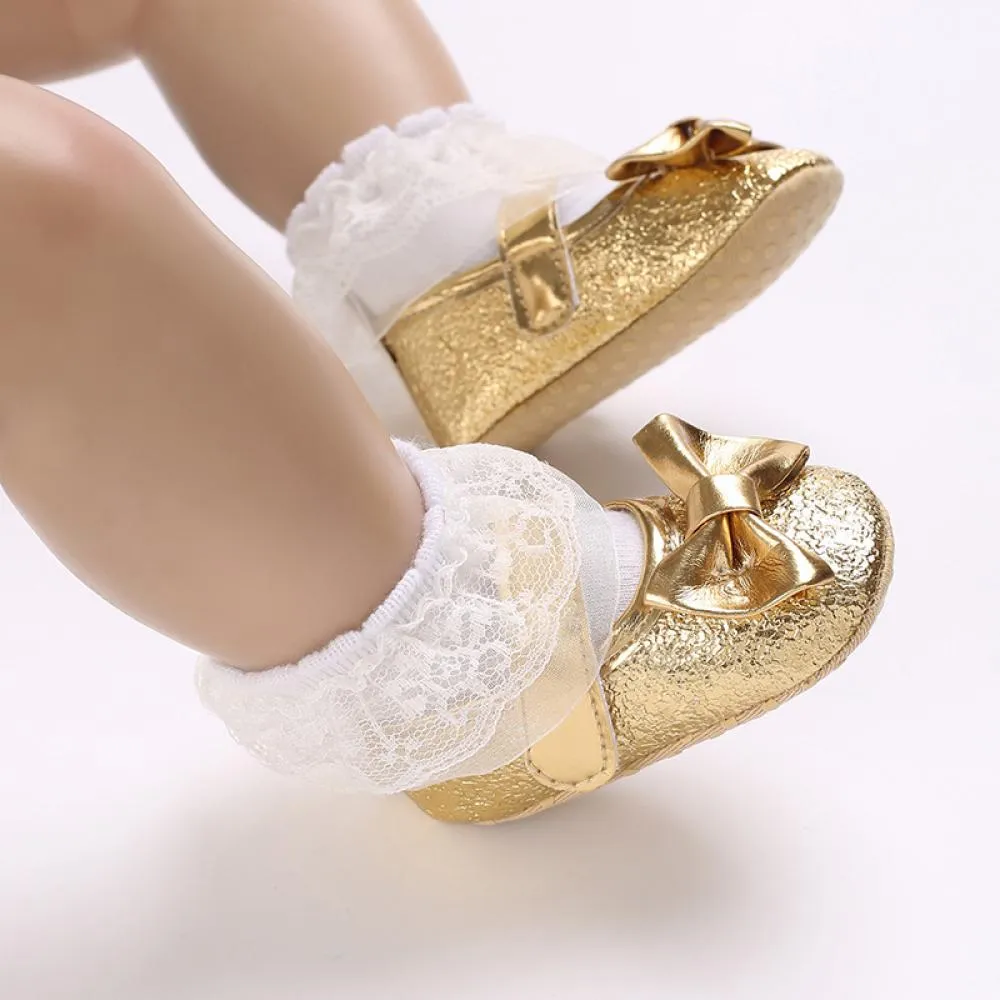 Spring/Autumn Princess Soft Sole Baby Shoes Wholesale Childrens Shoes