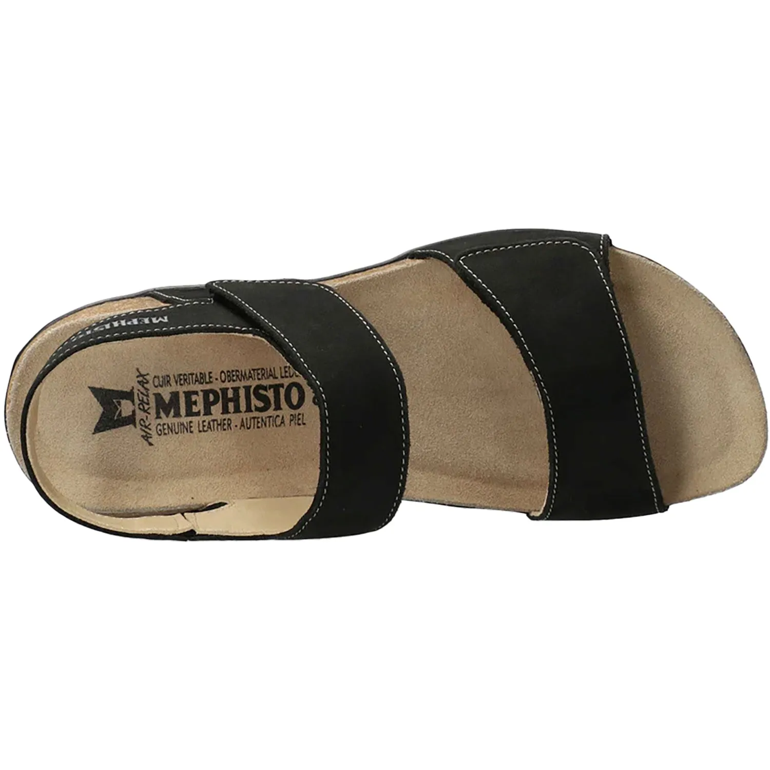 Wome'ns Mephisto Agave Black Bucksoft Leather