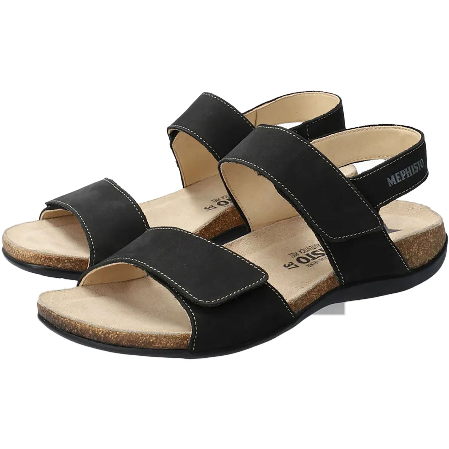 Wome'ns Mephisto Agave Black Bucksoft Leather